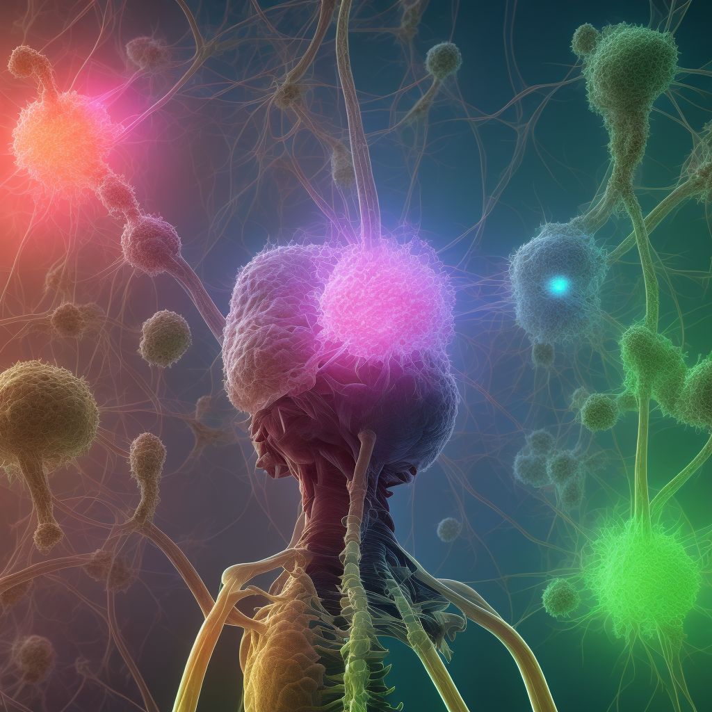 Benign neoplasm of peripheral nerves and autonomic nervous system, unspecified digital illustration