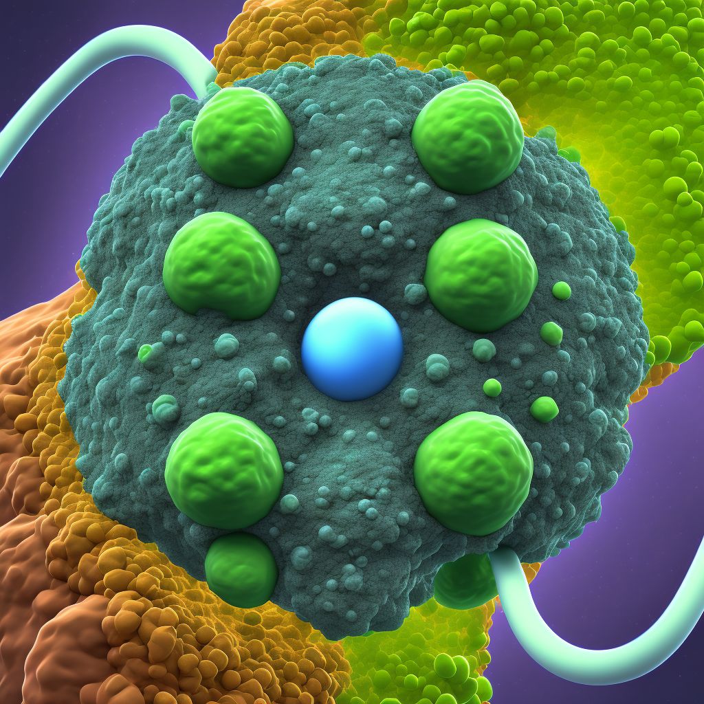 Neoplasm of uncertain behavior of the major salivary glands, unspecified digital illustration