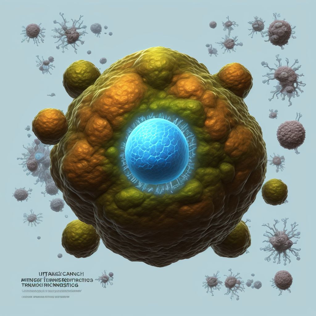 Benign carcinoid tumor of the midgut, unspecified digital illustration