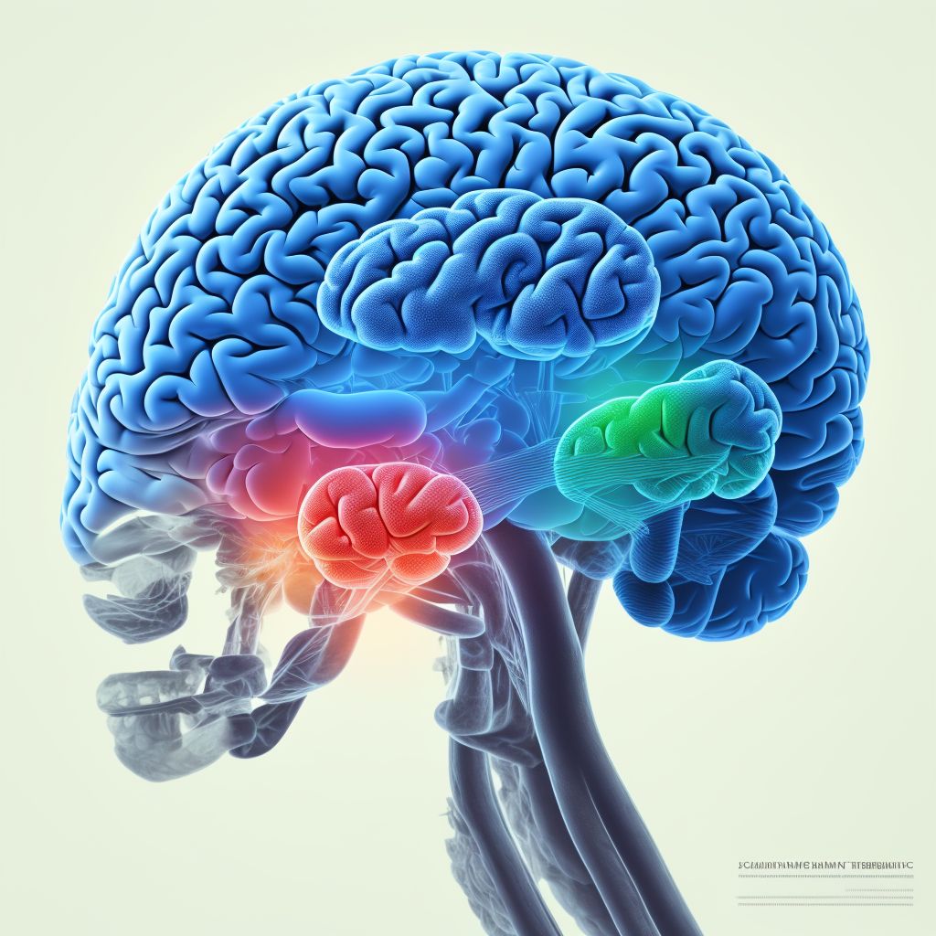 Neoplasm of uncertain behavior of brain, supratentorial digital illustration