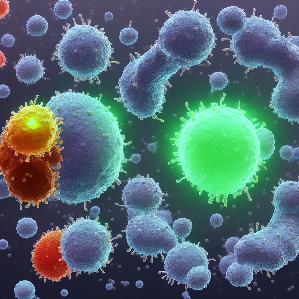 Neoplasm of uncertain behavior of lymphoid, hematopoietic and related tissue, unspecified digital illustration