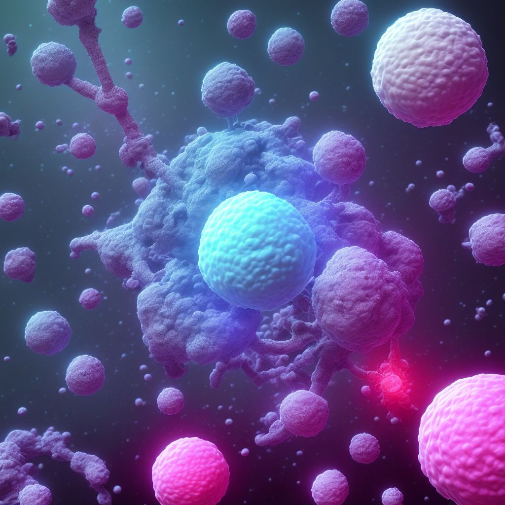 Neoplasm of uncertain behavior of connective and other soft tissue digital illustration