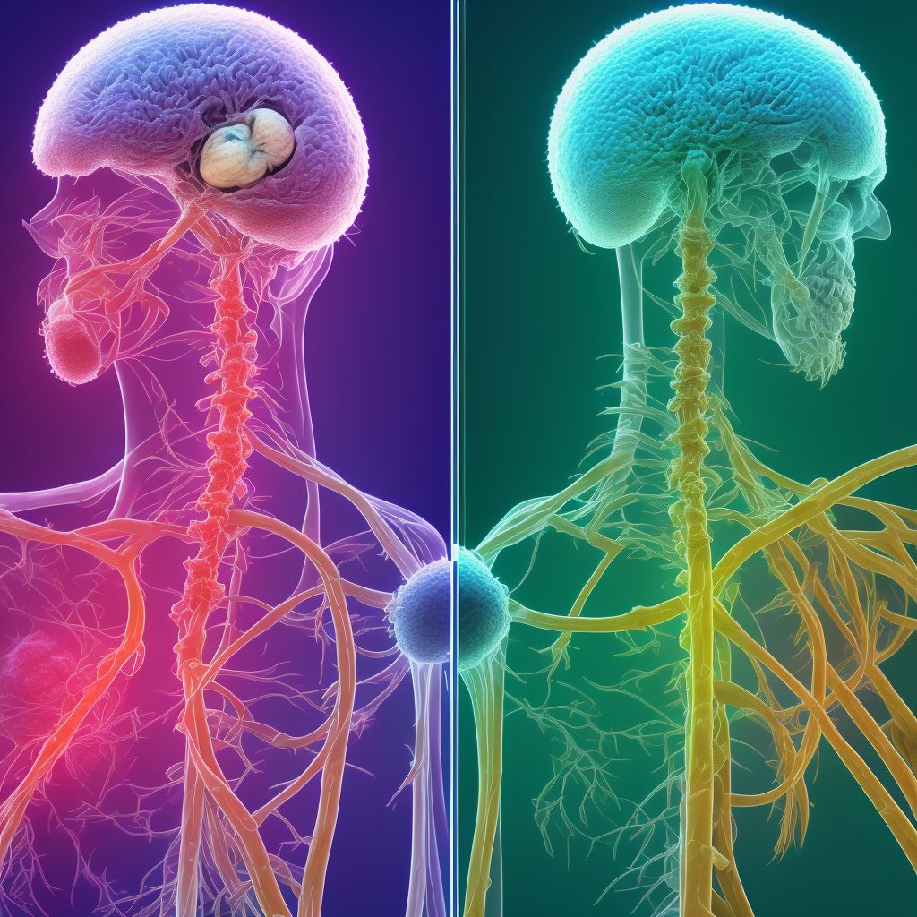 Neoplasm of uncertain behavior of peripheral nerves and autonomic nervous system digital illustration