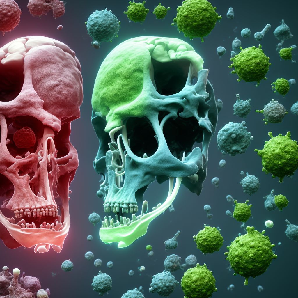 Neoplasm of unspecified behavior of bone, soft tissue, and skin digital illustration