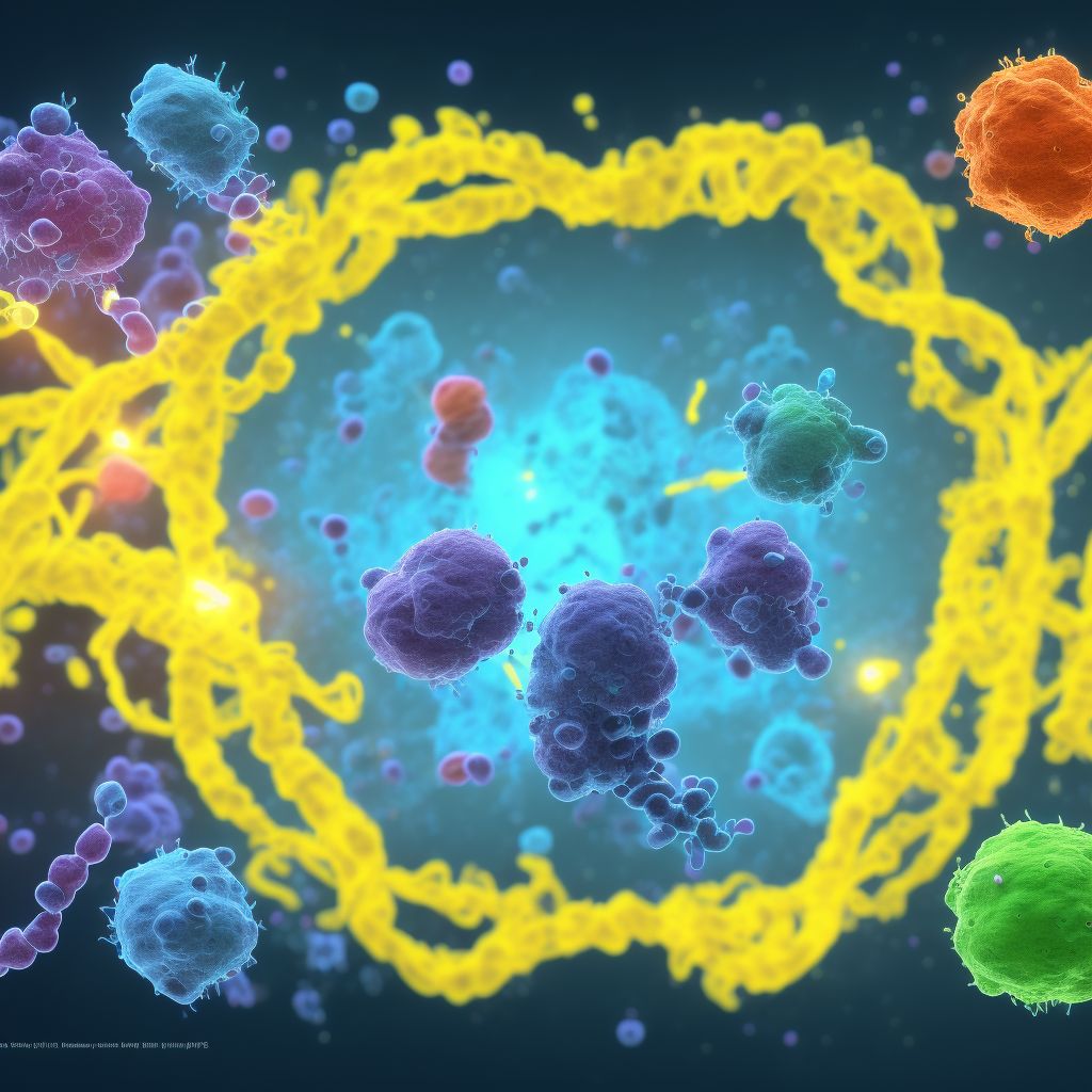 Eosinophilia in diseases classified elsewhere digital illustration