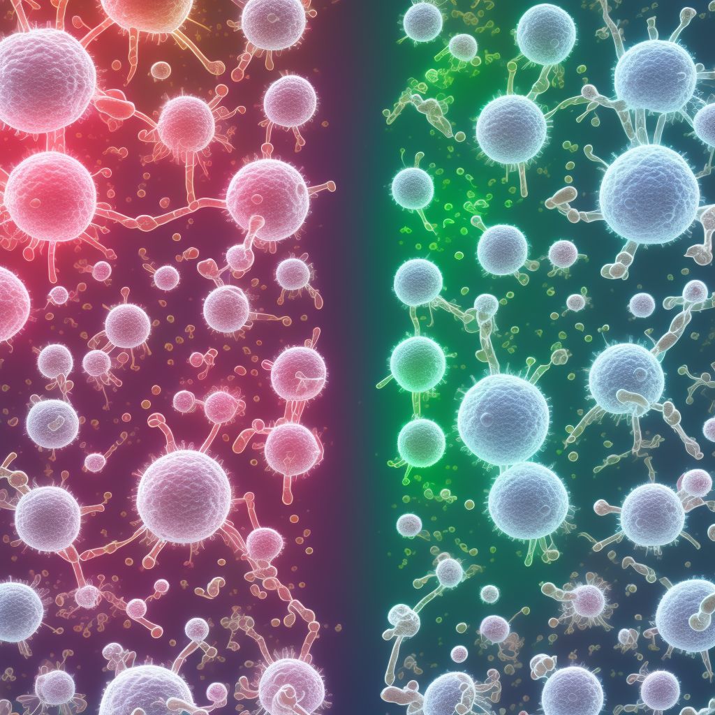 Common variable immunodeficiency with predominant abnormalities of B-cell numbers and function digital illustration