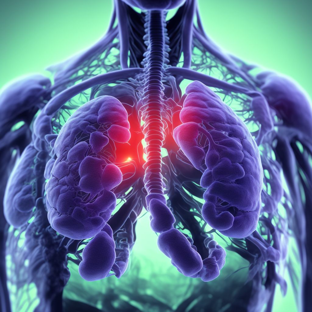 Sarcoidosis of lung digital illustration