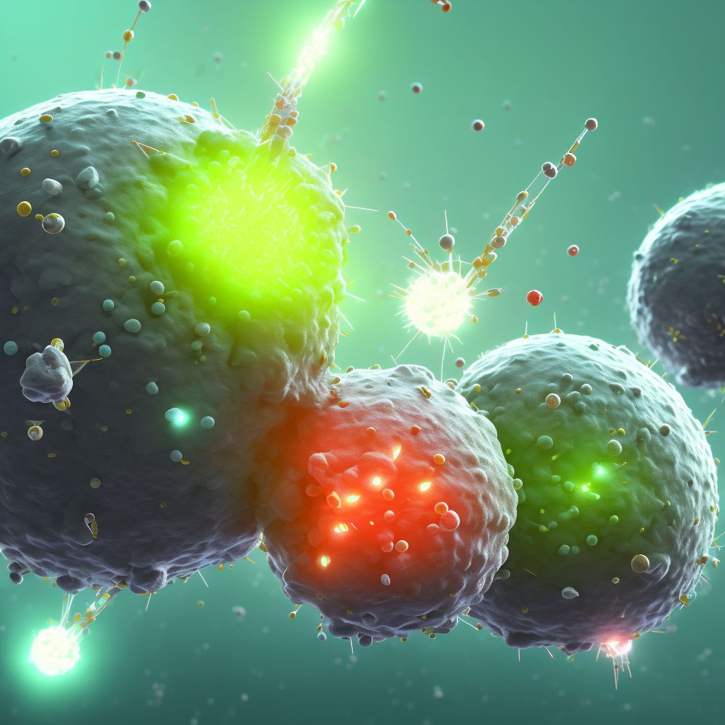 Mast cell activation, unspecified digital illustration