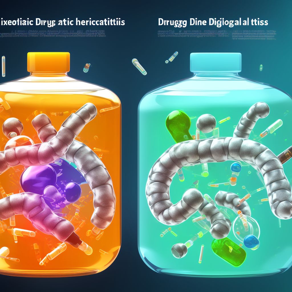 Drug or chemical induced diabetes mellitus with ketoacidosis with coma digital illustration