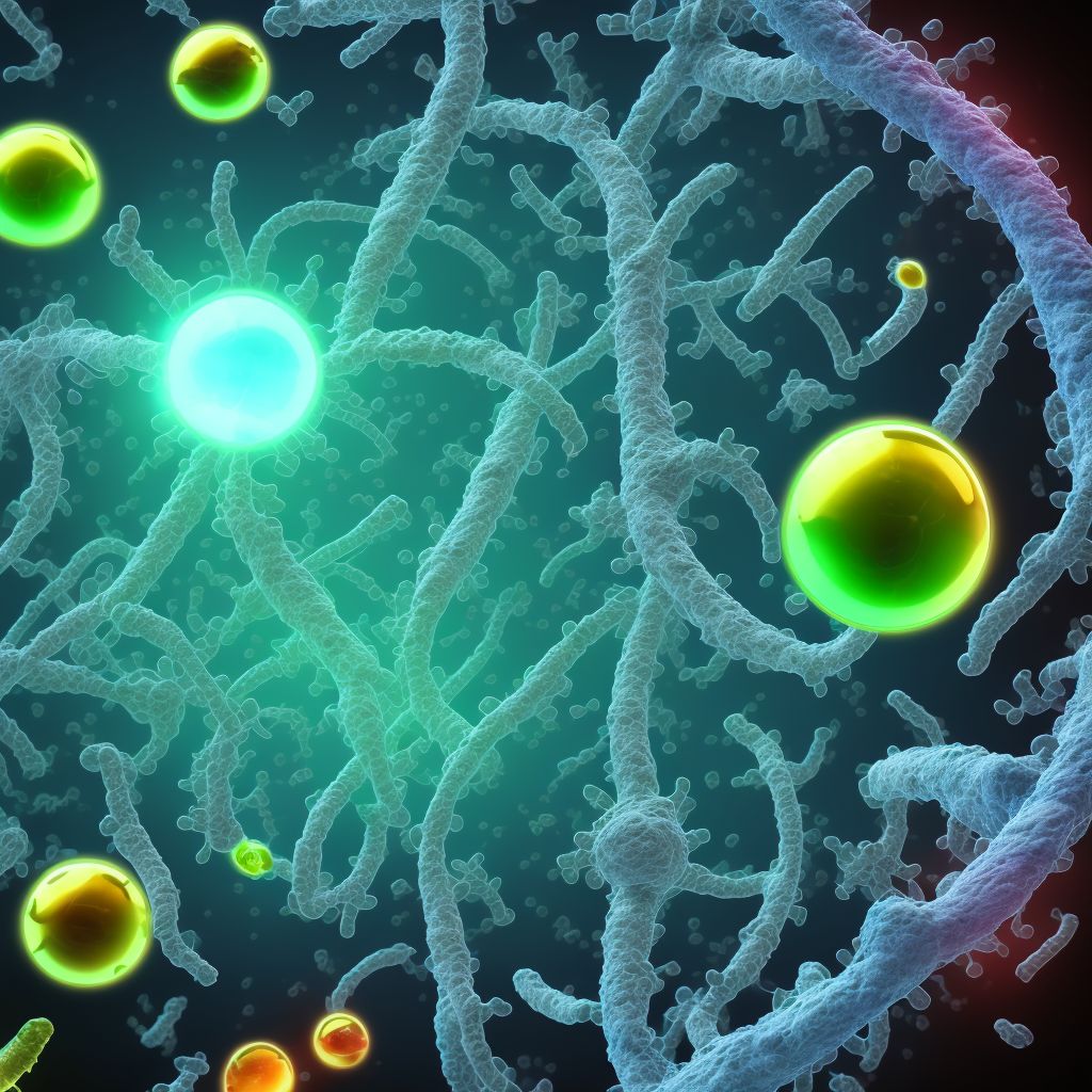 Drug or chemical induced diabetes mellitus with proliferative diabetic retinopathy with macular edema digital illustration