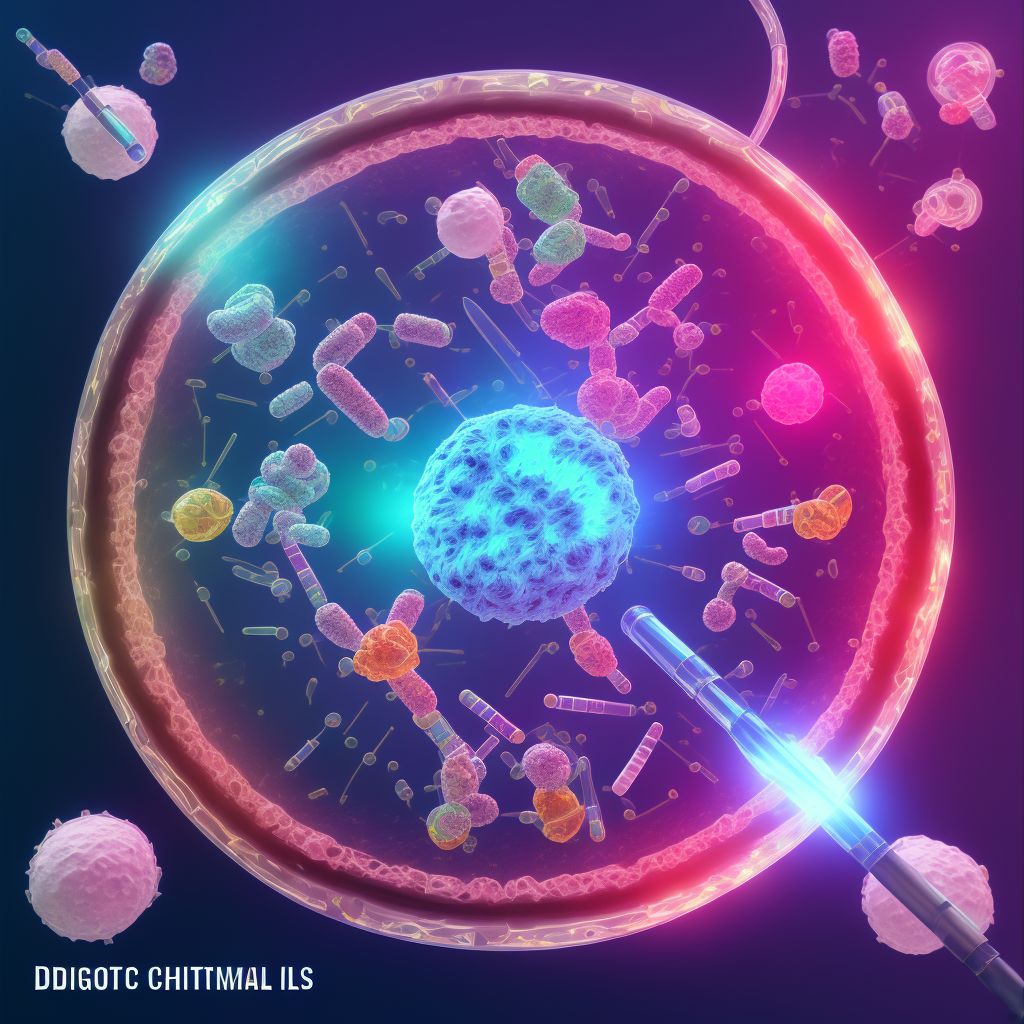 Drug or chemical induced diabetes mellitus with other diabetic ophthalmic complication digital illustration