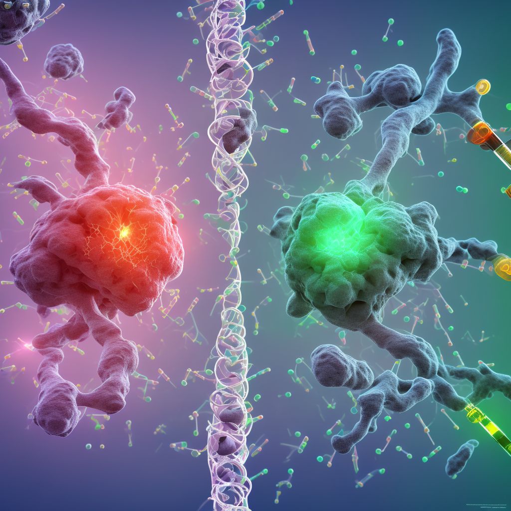 Drug or chemical induced diabetes mellitus with neurological complications with diabetic polyneuropathy digital illustration