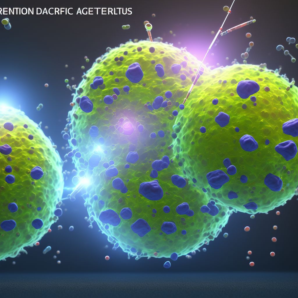 Type 1 diabetes mellitus with mild nonproliferative diabetic retinopathy without macular edema                                                                                                                                                                   digital illustration