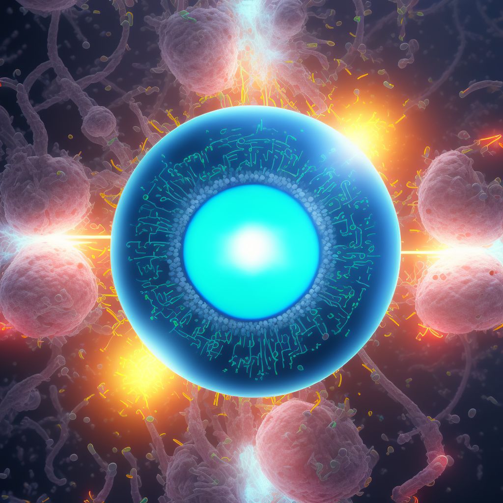 Type 1 diabetes mellitus with moderate nonproliferative diabetic retinopathy with macular edema, bilateral digital illustration