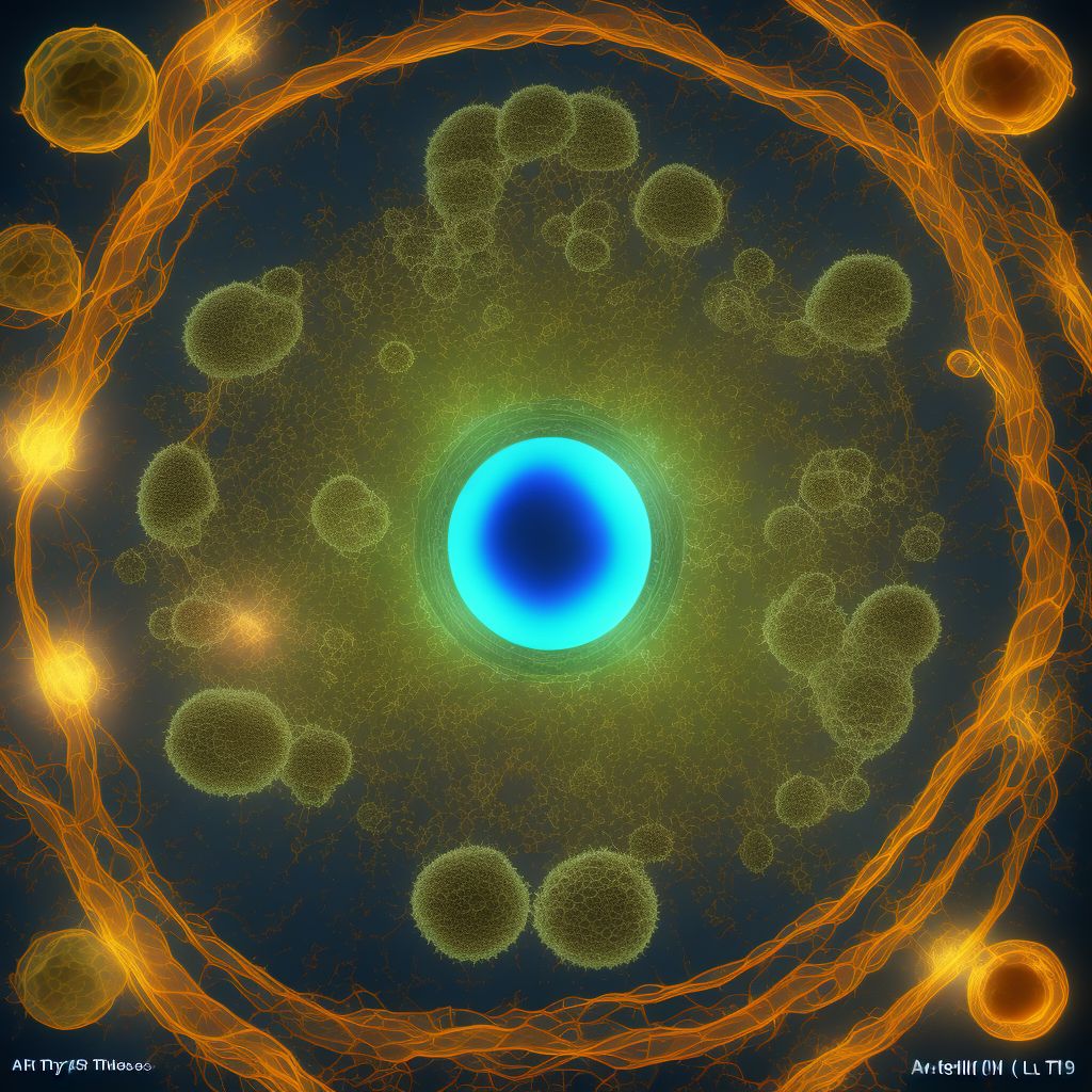 Type 1 diabetes mellitus with proliferative diabetic retinopathy with traction retinal detachment not involving the macula digital illustration