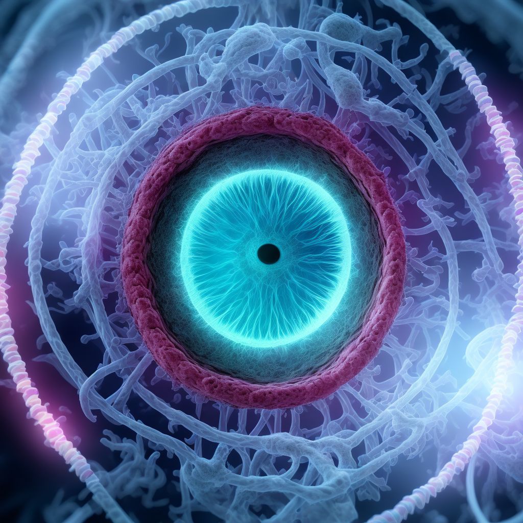 Type 1 diabetes mellitus with proliferative diabetic retinopathy with combined traction retinal detachment and rhegmatogenous retinal detachment, bilateral digital illustration