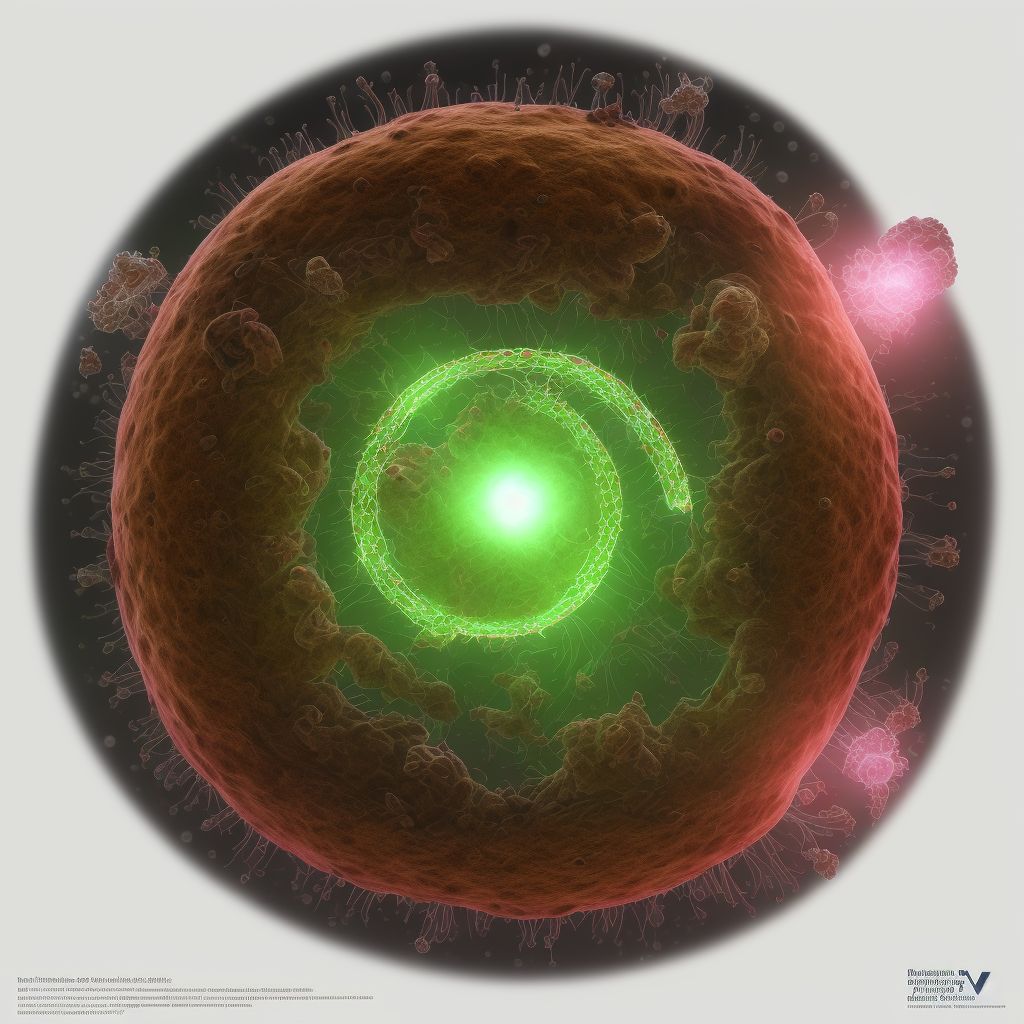 Type 1 diabetes mellitus with proliferative diabetic retinopathy without macular edema, unspecified eye digital illustration
