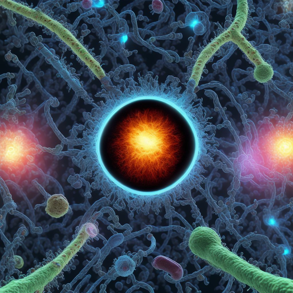 Type 2 diabetes mellitus with proliferative diabetic retinopathy without macular edema, unspecified eye digital illustration