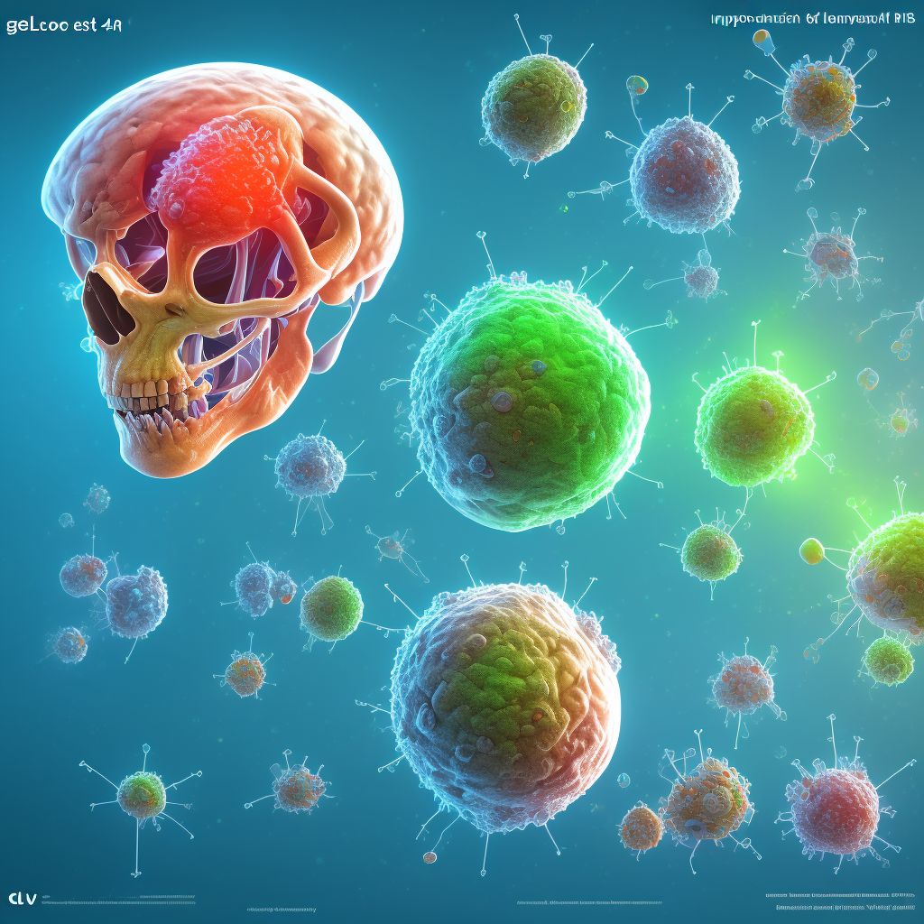 Increased secretion of glucagon digital illustration