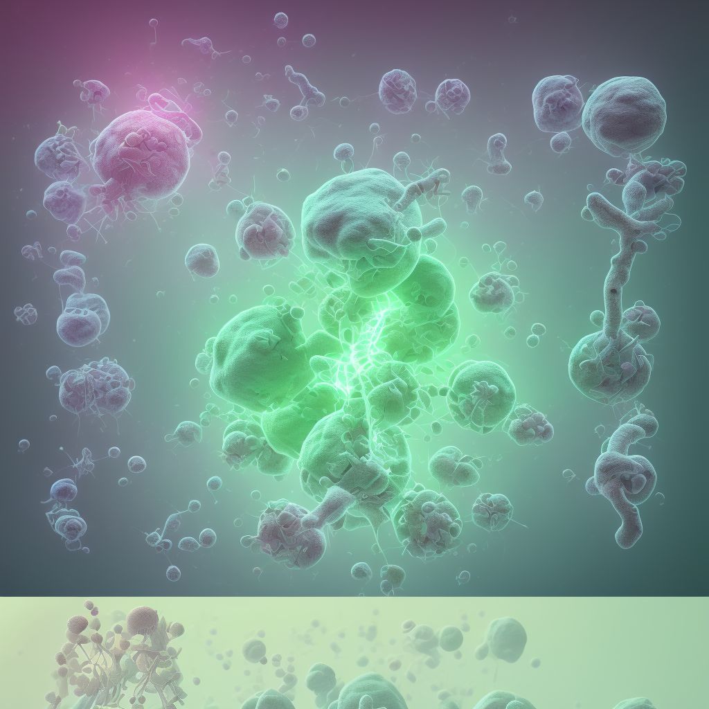 Endocrine disorder, unspecified digital illustration