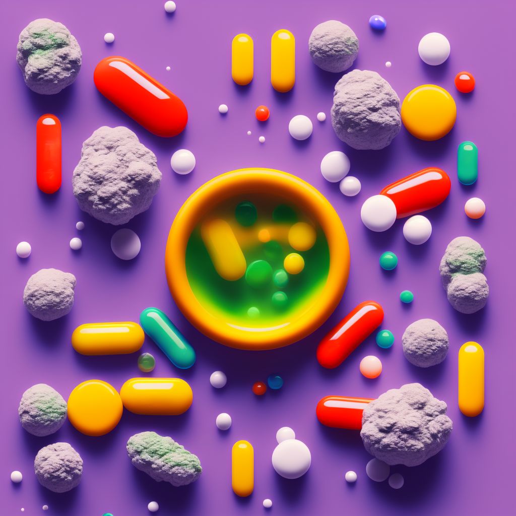 Deficiency of other vitamins digital illustration