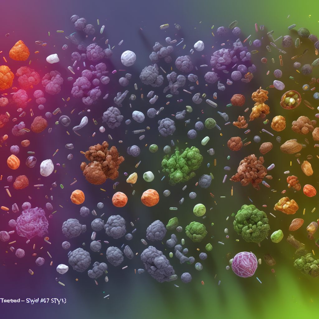 Sequelae of other nutritional deficiencies digital illustration