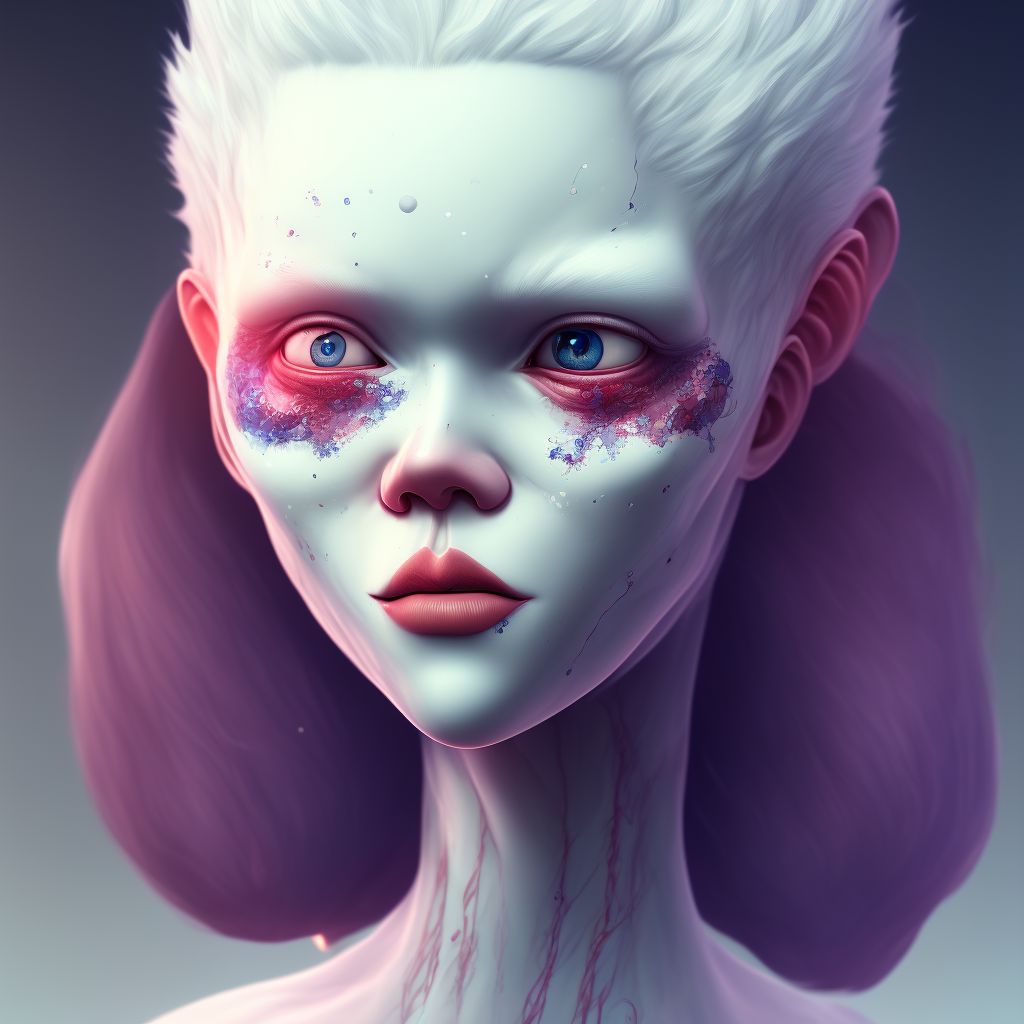 Other albinism with hematologic abnormality digital illustration