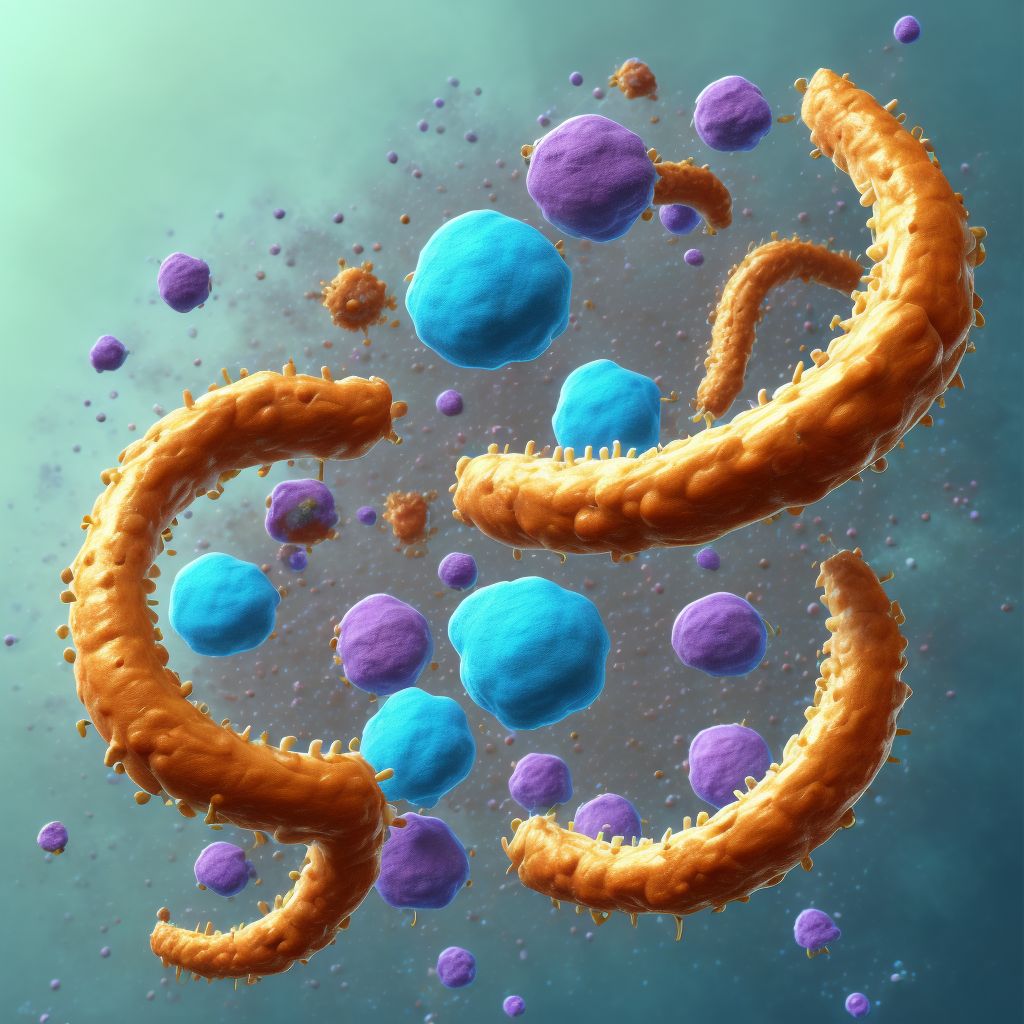 Other disorders of intestinal carbohydrate absorption digital illustration