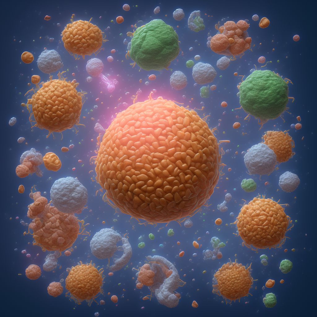 Disorder of carbohydrate metabolism, unspecified digital illustration