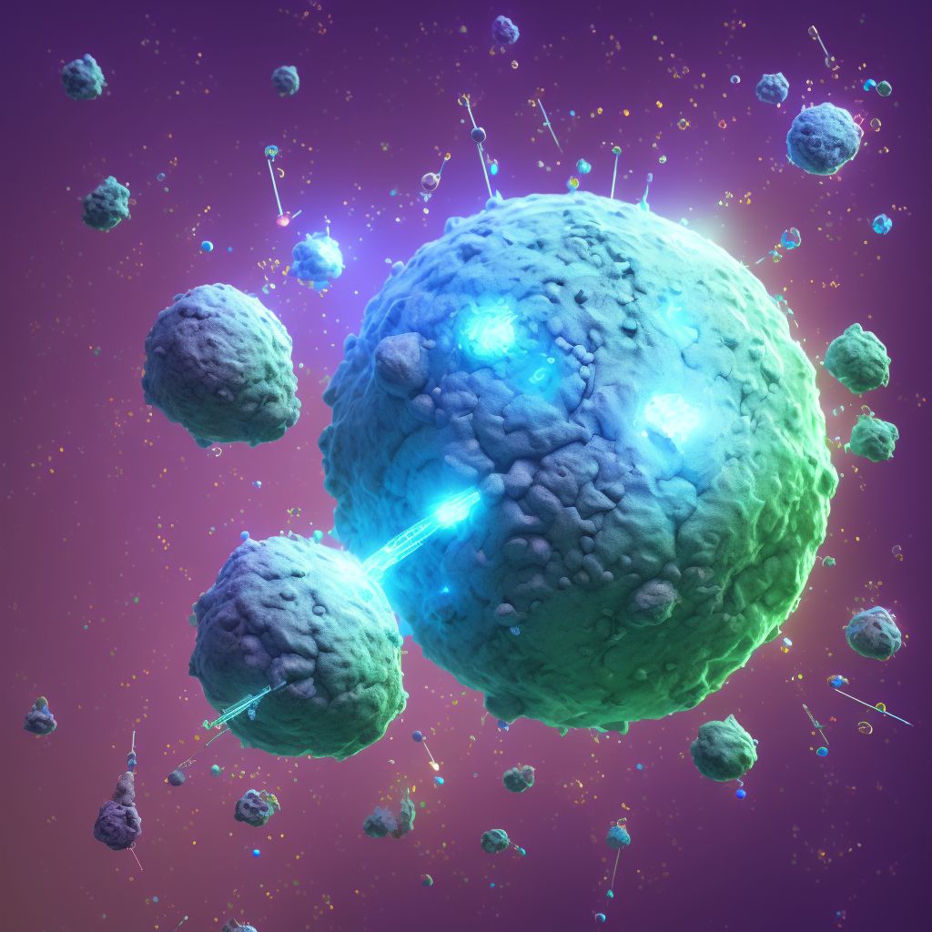 Defects in glycoprotein degradation                                                                                                                                                                                                                              digital illustration