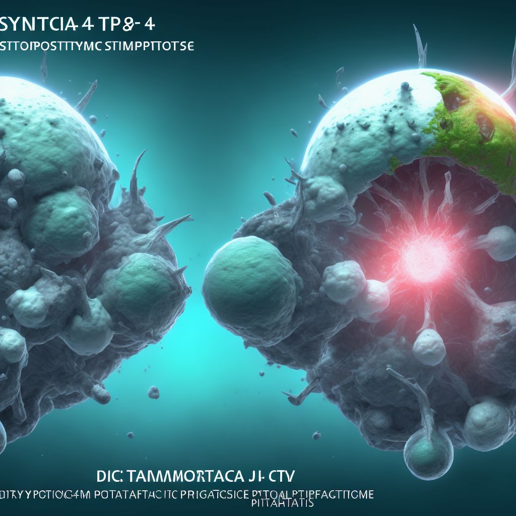 Symptomatic postprocedural ovarian failure digital illustration