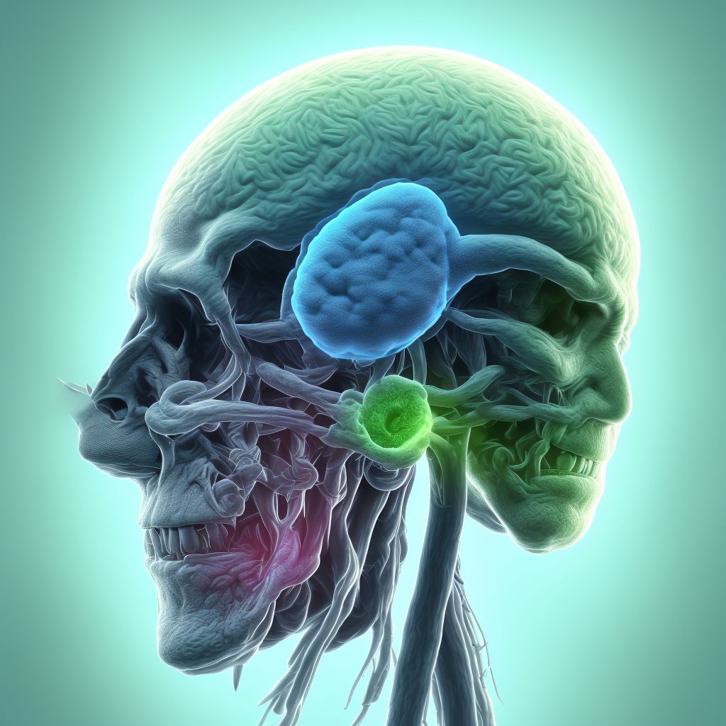 Dementia in other diseases classified elsewhere, severe, without behavioral disturbance, psychotic disturbance, mood disturbance, and anxiety digital illustration