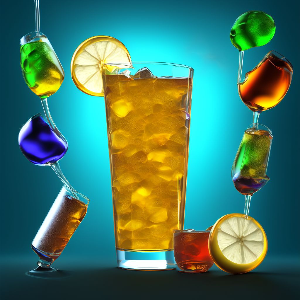 Alcohol use, unspecified with alcohol-induced mood disorder digital illustration