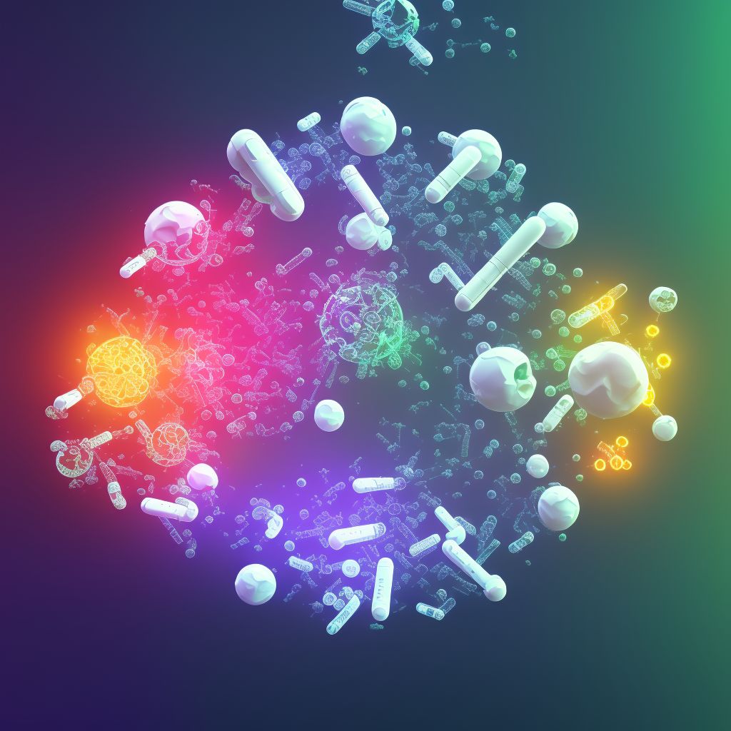 Opioid abuse, uncomplicated digital illustration