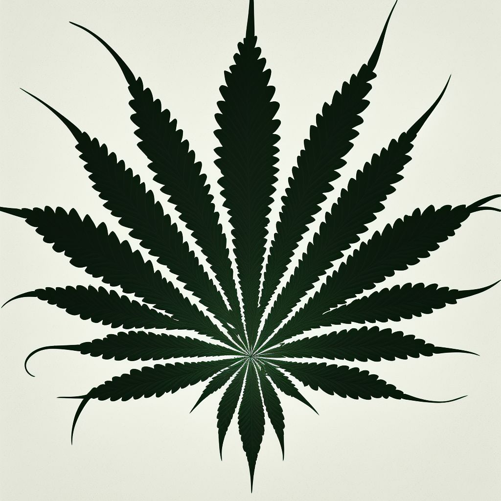 Cannabis use, unspecified with psychotic disorder, unspecified digital illustration