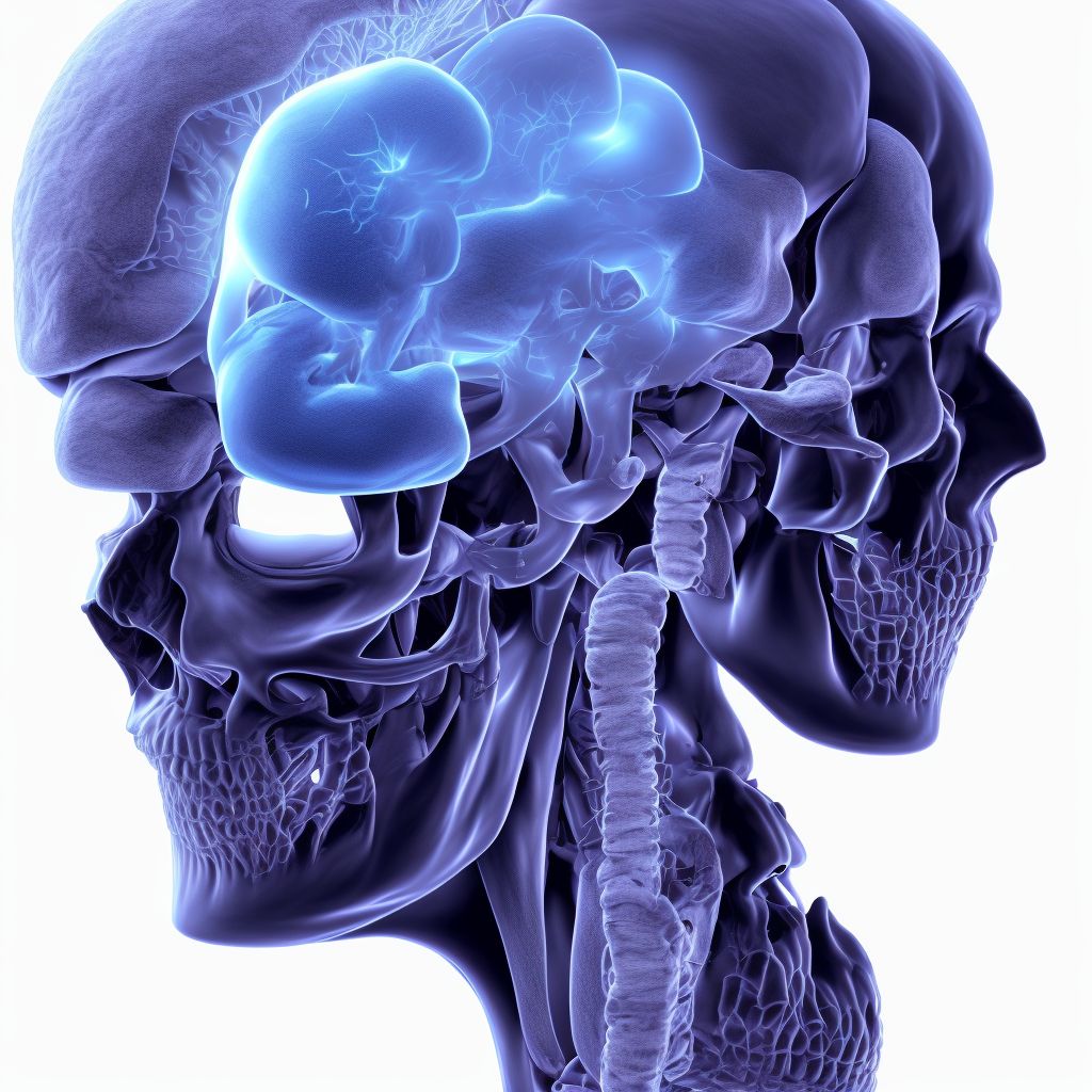 Extradural and subdural abscess, unspecified digital illustration