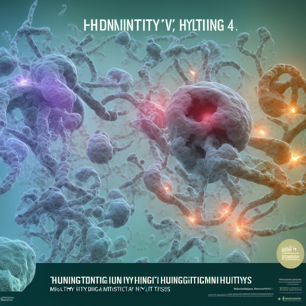 Huntington's disease digital illustration