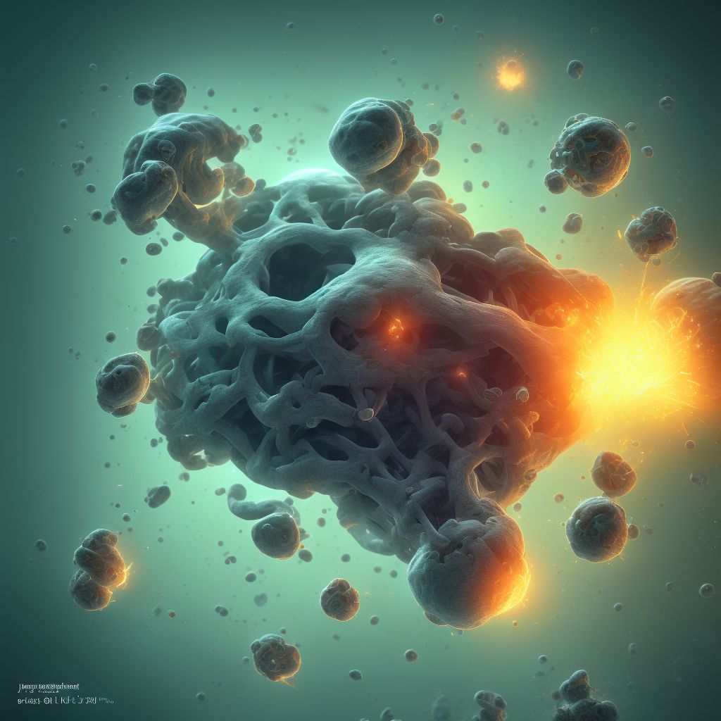 Early-onset cerebellar ataxia digital illustration