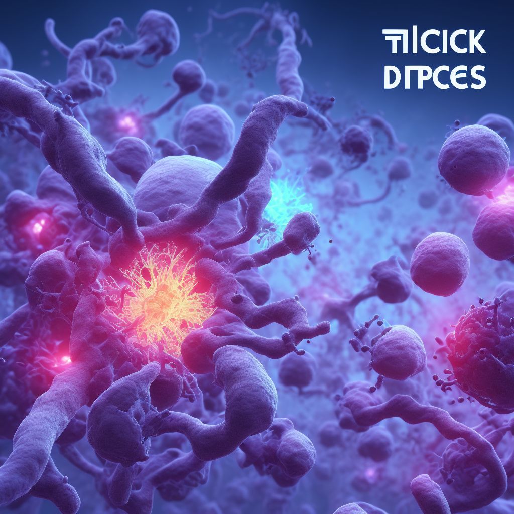 Pick's disease digital illustration