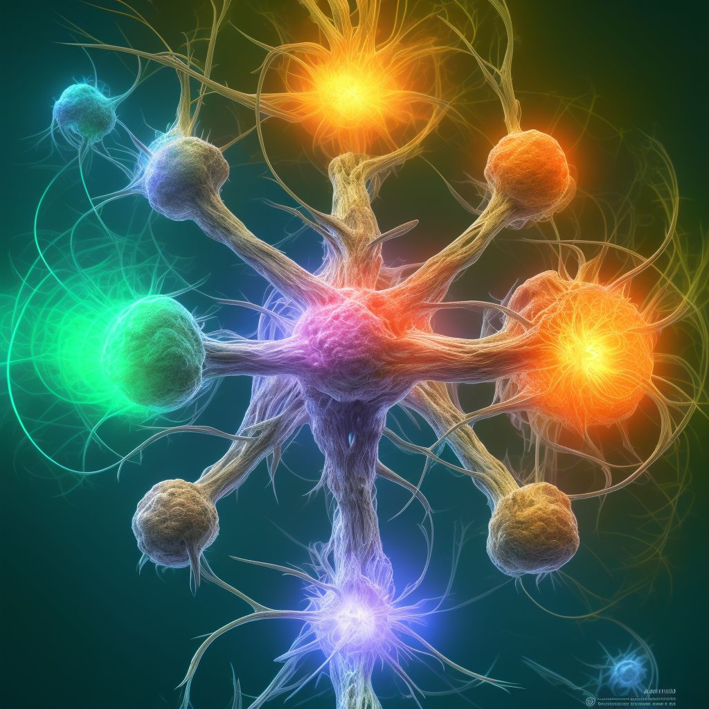 Concentric sclerosis [Balo] of central nervous system digital illustration