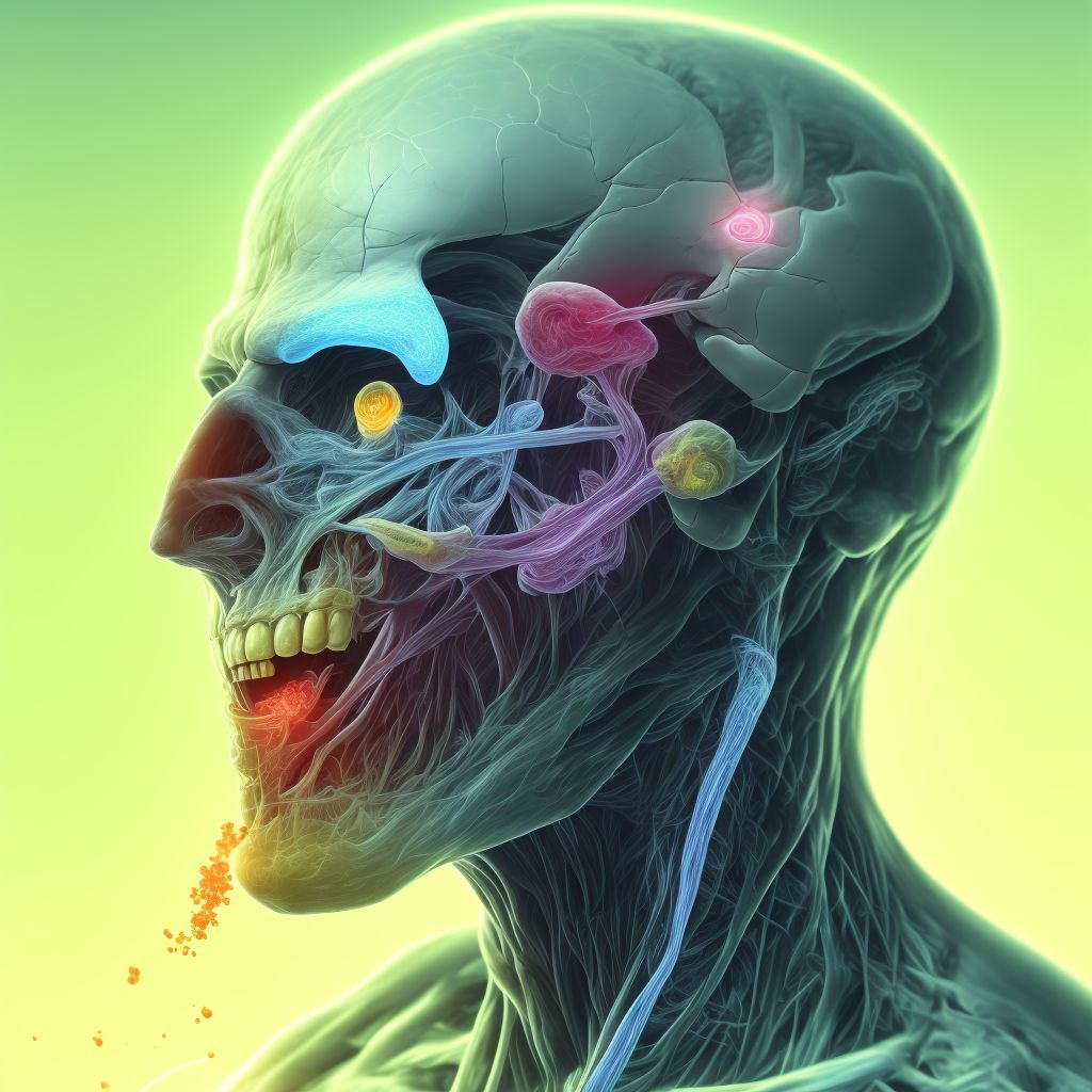 Other trigeminal autonomic cephalgias (TAC), not intractable digital illustration