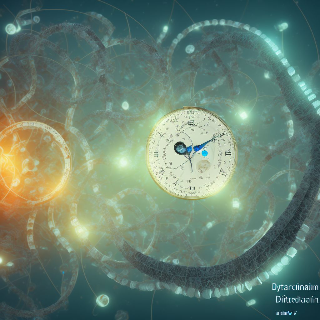 Circadian rhythm sleep disorder, unspecified type digital illustration