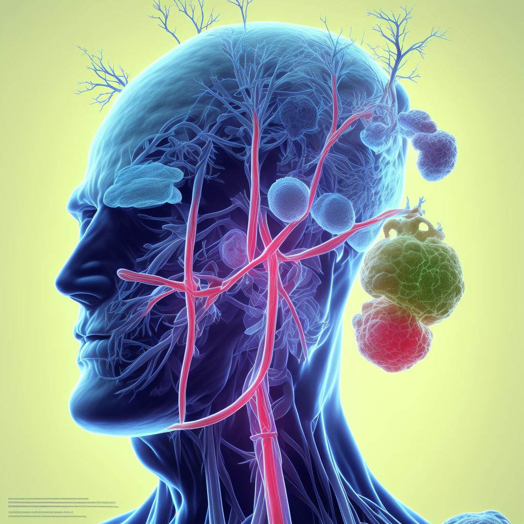 Disorders of vagus nerve digital illustration