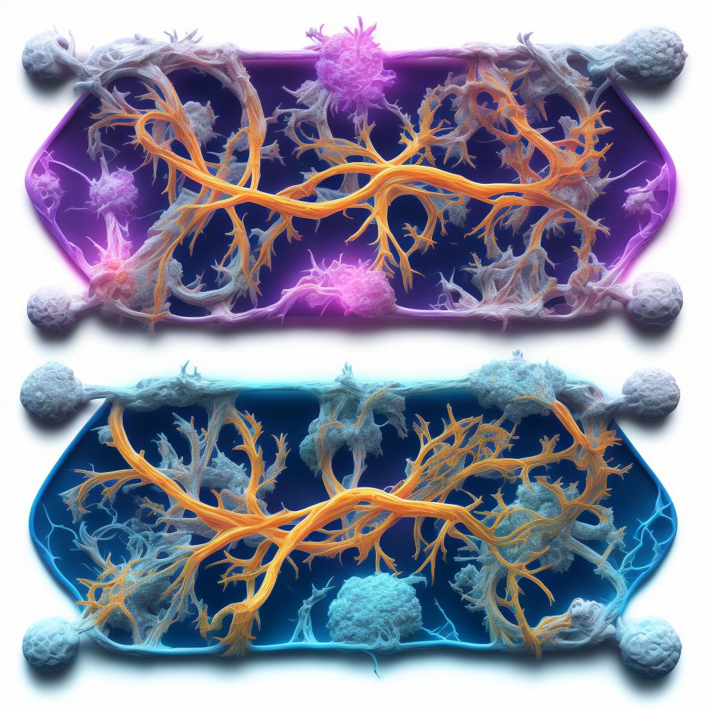 Brachial plexus disorders digital illustration