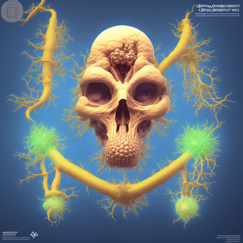 Cervical root disorders, not elsewhere classified digital illustration