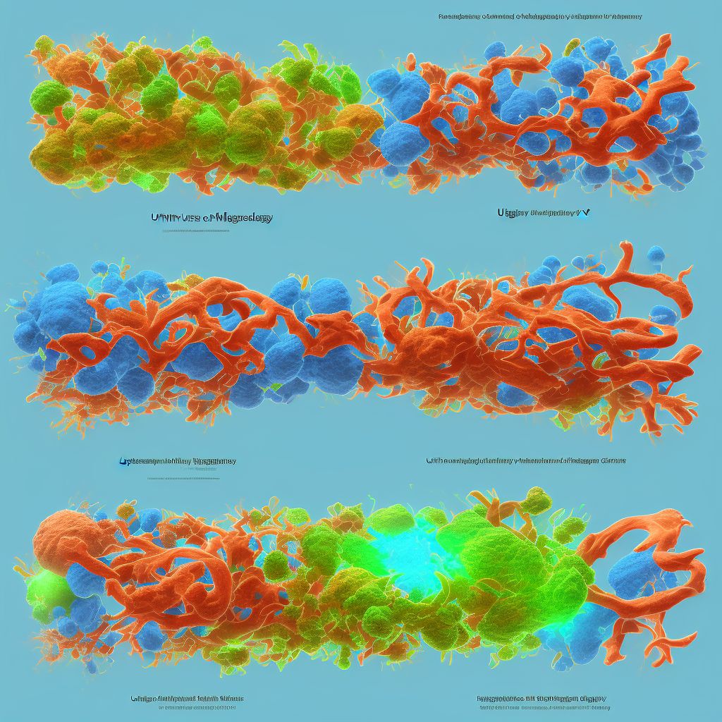 Causalgia of unspecified upper limb digital illustration