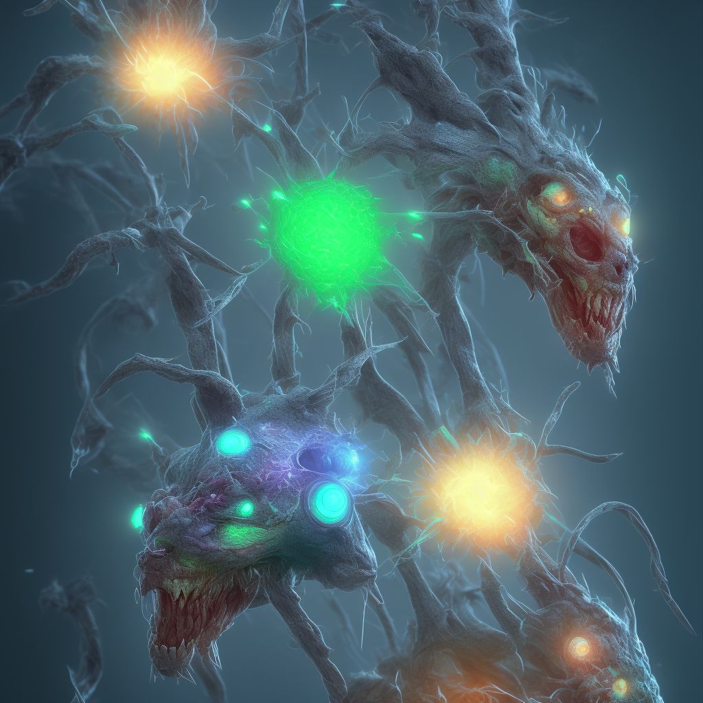 Anterior cord syndrome digital illustration