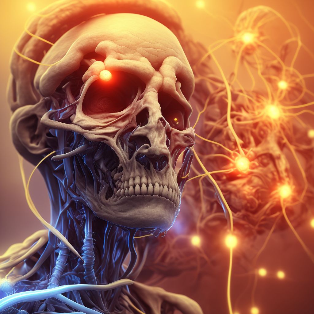 Carotid sinus syncope digital illustration