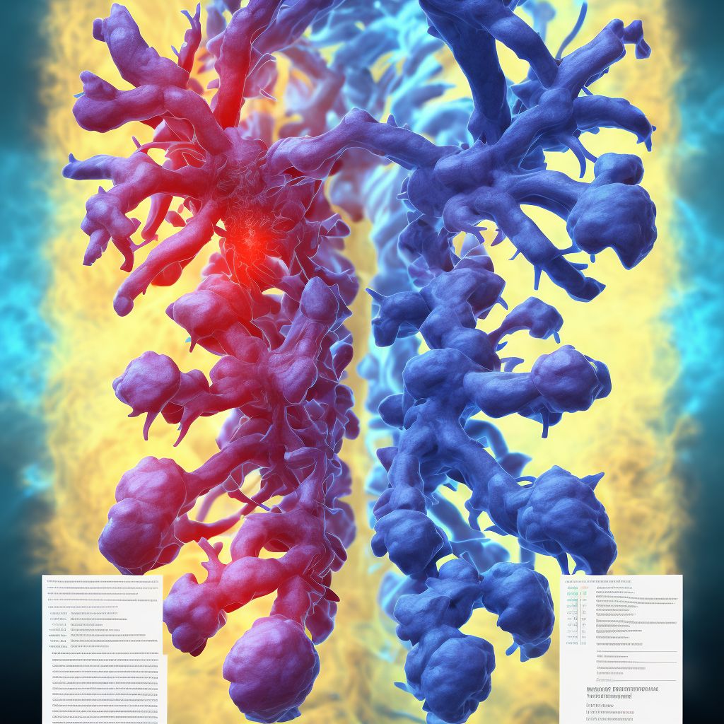 Complex regional pain syndrome I of unspecified upper limb digital illustration