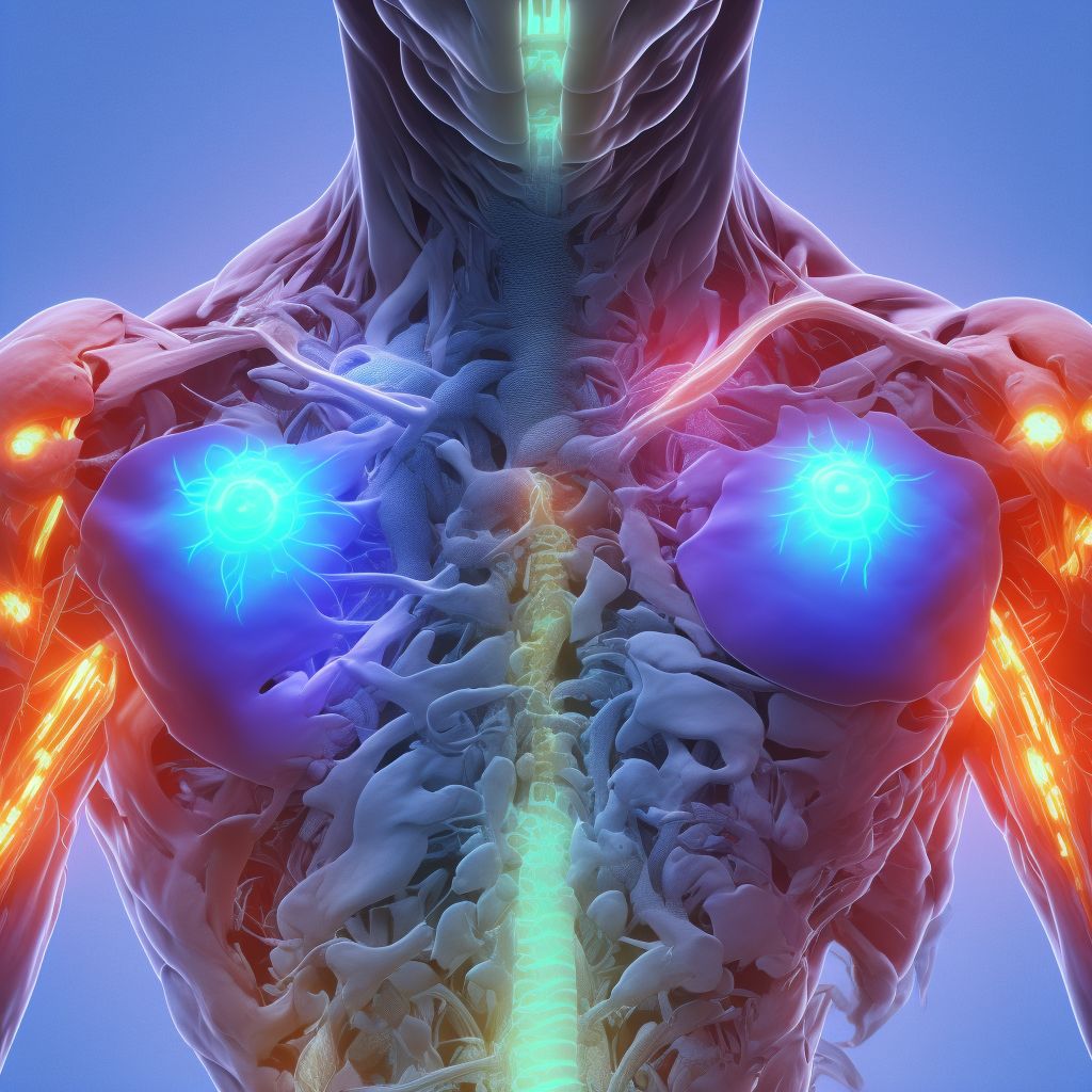 Complex regional pain syndrome I of left lower limb digital illustration